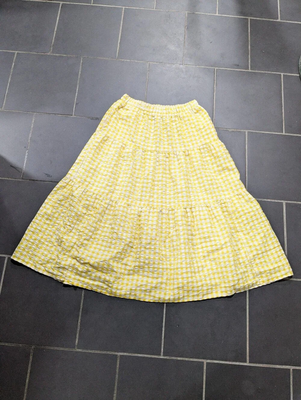 Gingham skirt